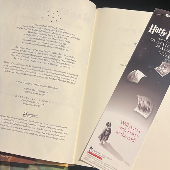 First Edition Harry Potter Book 6 & 7 Bundle - Picture 7 of 8